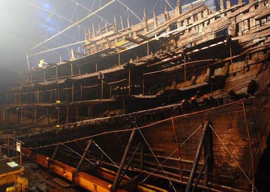 Henry VIII's flagship Mary Rose sunk in 1545 and raised from the Solent in 1982 is now housed in a drydock museum in Portsmouth