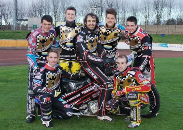 The Berwick Bandits team line up for 2014. Picture by Zoltan Simonffy
