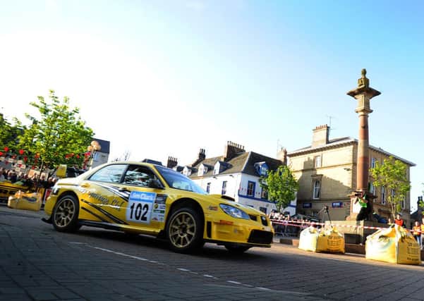 The Duns Town Stage of the Jim Clark International Rally