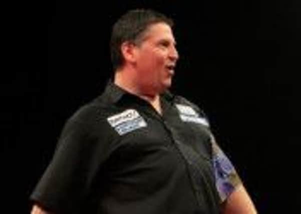 Gary Anderson is in red form.