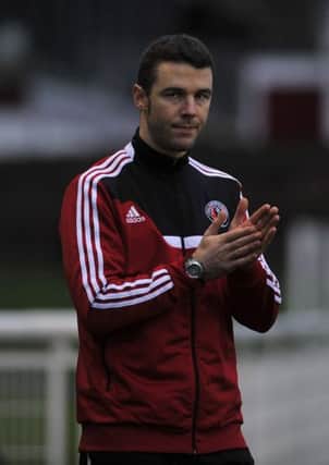 Gala Fairydean Rovers manager Steven Noble.