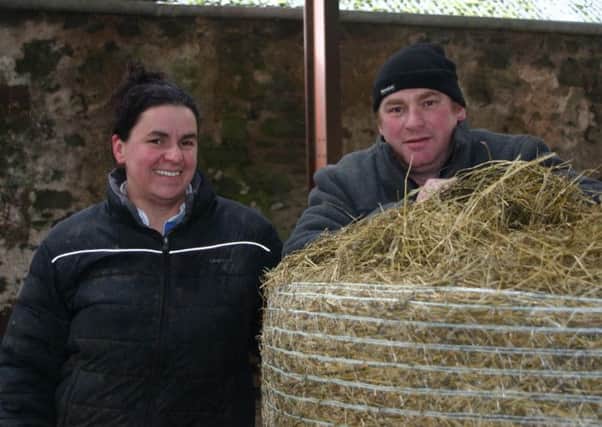 Improved Scanning Rates Achieved at Peebles Monitor Farm. L-r, Kate and Ed Rowell.