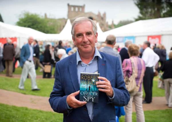 Robert Harris has won the £25,000 Walter Scott Prize for Historical Fiction for his novel about the Dreyfus affair, An Officer and a Spy.  Originally shortlisted for the Prize in its inaugural year, the author returned to Melrose, Scotland four years later to receive his award from the Duke of Buccleuch at the Brewin Dolphin Borders Book Festival on Friday 13th June

Photograph by Alex Hewitt/Writer Pictures

WORLD RIGHTS