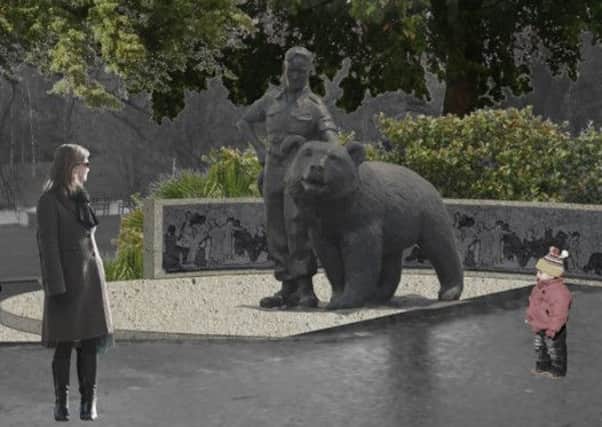 Wojtek the Bear Monument
