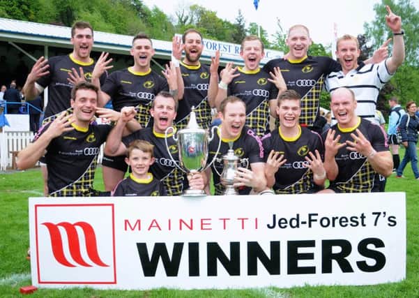 Melrose win King of the Sevens at Jedforest and also Jedforest Sevens.