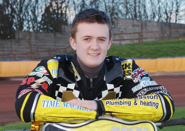 Liam Carr at the Berwick Bandits press and practice night