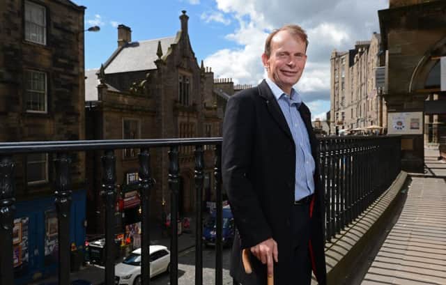 Andrew Marr had behind-the-scenes tales for Borders Book Festival audiences. Picture: Neil Hanna