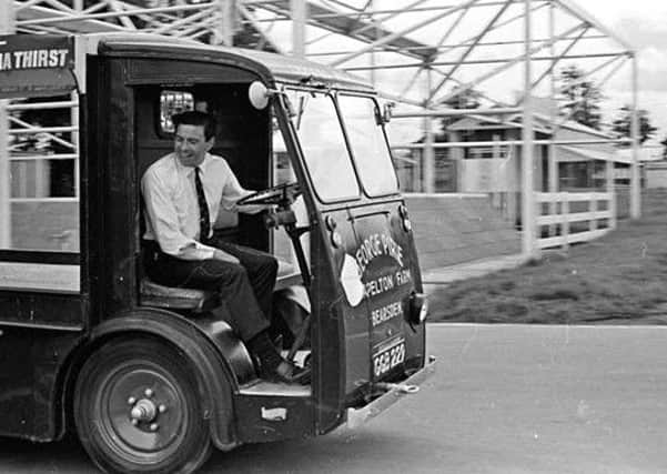Clark was a modern race driver who took advantage of the many PR opportunities offered to him. That is to say money of course. But he also put up money to enable Scotchcircuits Ltd. to open a new race track near Edinburgh and took part in an impromptu race of electric milk vans. He obviously enjoyed that, too.
