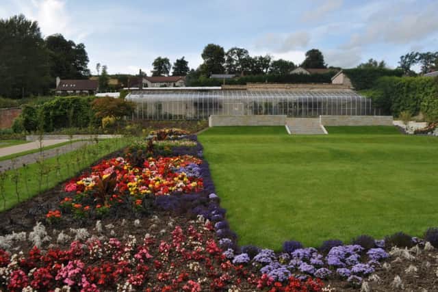 The new walled garden in Hawicks Wilton Lodge Park, part of the £3.64million regeneration project, has opened to the public. Picture: SBC