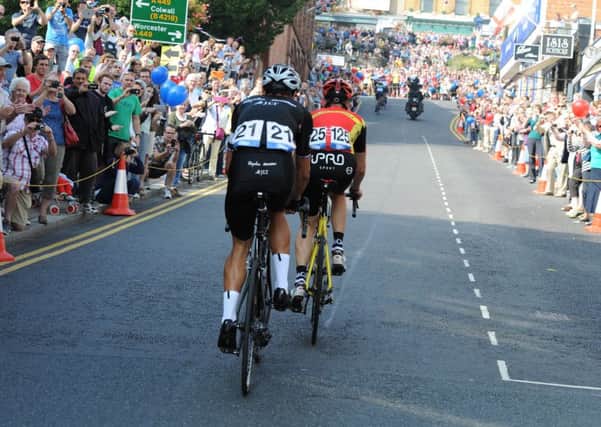 The crowds offer up support to riders in the 2014 Tour of Britain. (S)