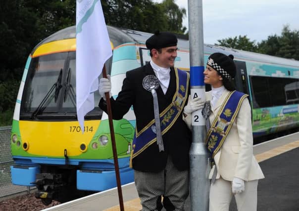 Braw Lad and Lass Cameron Pate and Abbie Franklin from Galashiels. Picture: Lesley Martin