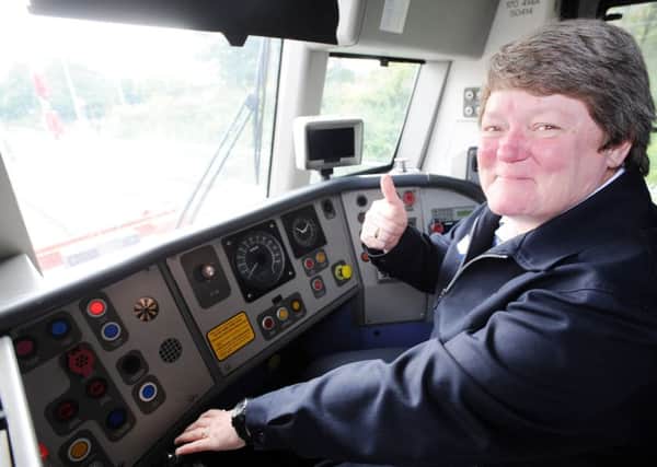 Picture by Lesley Martin
04 September 2015

****** JP 60 DAY LICENCE ******

Press day ahead of the new borders railway opening.

Pictured is train driver Yvonne Reid.