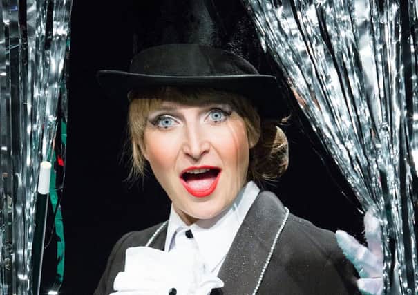 'Magic Sho' is Shona Reppe's brand new production for 5-8 year olds featuring a rabbit who never misses a trick and a magician who sometimes forgets to say the magic word.  In shot: Shona Reppe