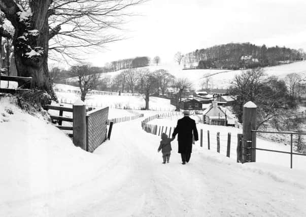 Hawick Snow Scenes - Trow Mill
