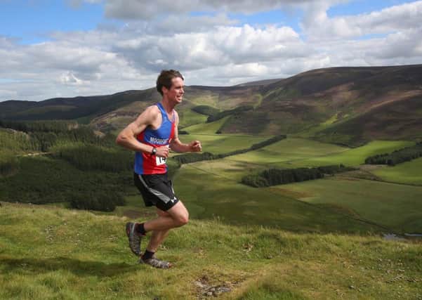 Climate Challenge runner Colin Williams from Innerleithen