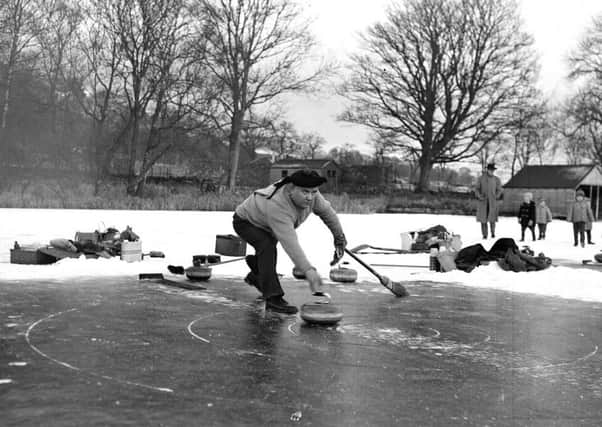 Curling on Lake of Menteith - Grand Match - Royal Caledonian Curling Club