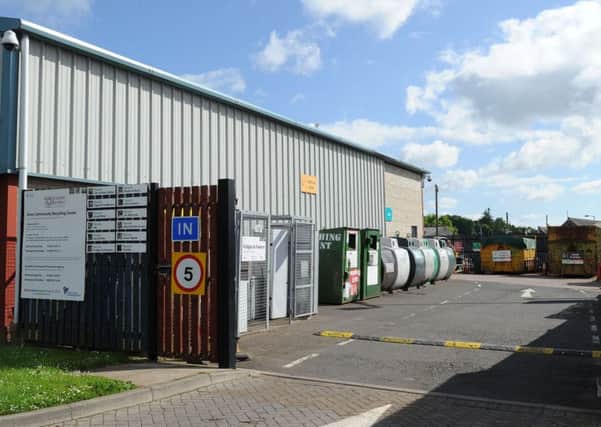 Duns community recycling centre is one of those that will be accepting trade waste from next year