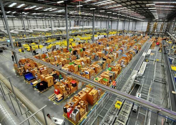 The warehouse at the Amazon fulfillment centre in Hemel Hempstead. Picture: Nick Ansell/PA Wire
