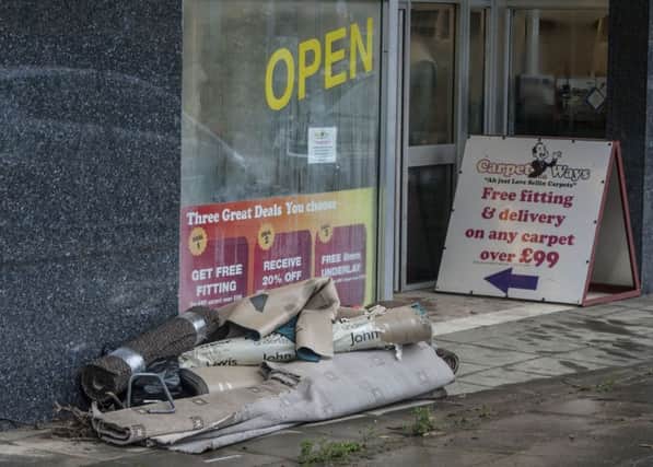 Businesses in Hawick are recovering after record rainfall saw areas of the town hit by floods.