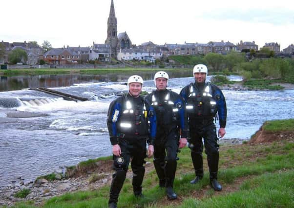 New equipment for Border Water Rescue Team, seen here in Kelso.