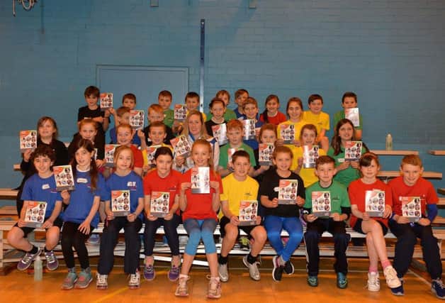 Children from all over the Borders helped Borders Sport and Leisure launch a unique childrens Olympic Passport Scheme