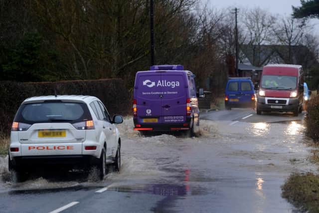 Sitting water on roads has caused chaos for commuters across the borders