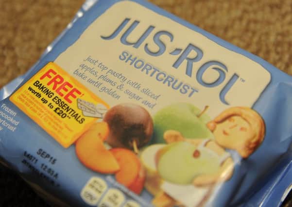 Packet of Jus-Rol frozen pastry from General Mills