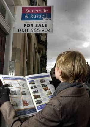 House sales in the Borders are bouyant but prices have dropped slightly