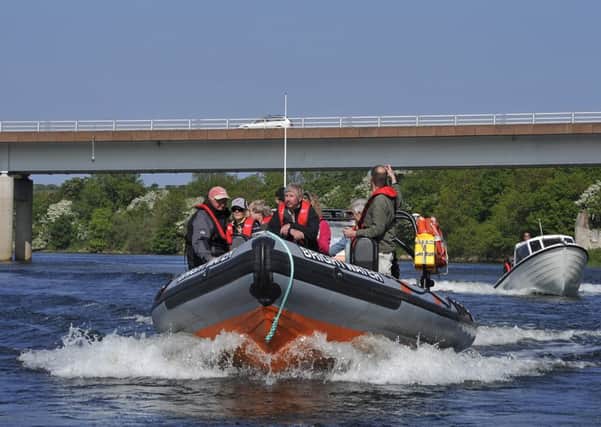 River Tweed boat trips are starting from Berwick to Paxton house.
