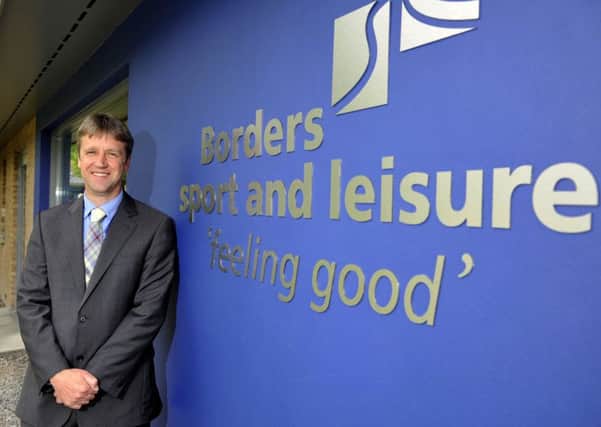 Ewan Jackson from Borders Sport and Leisure Trust at their new offices in Galashiels.