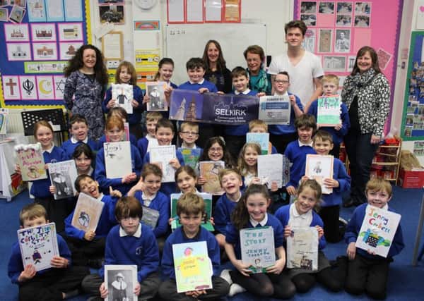 Pupils from P5 at Knowepark Primary School in Selkirk have been undertaking a creative project with local artist Kerry Jones.