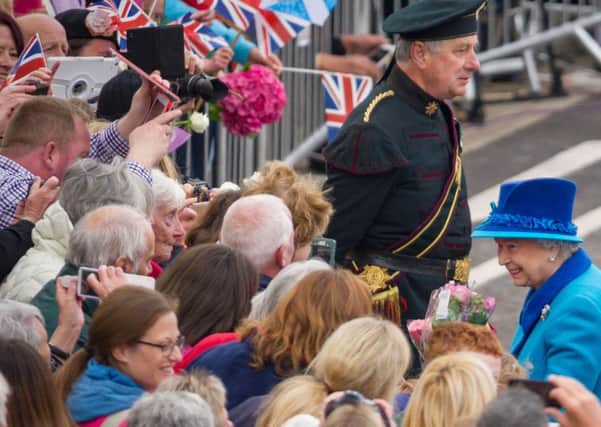 Thousands of Borderers watched the Queen open the new Borders Railway at Tweedbank