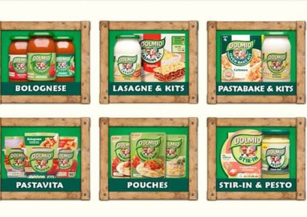 Popular food sauces from Dolmio and Uncle Bens