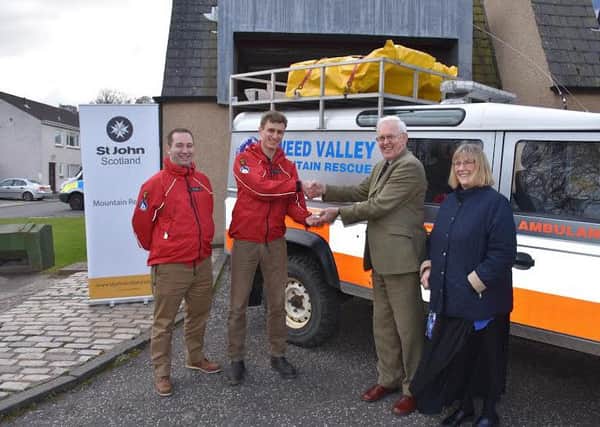 SBSR new Melrose base for Tweed Valley Mountain Rescue