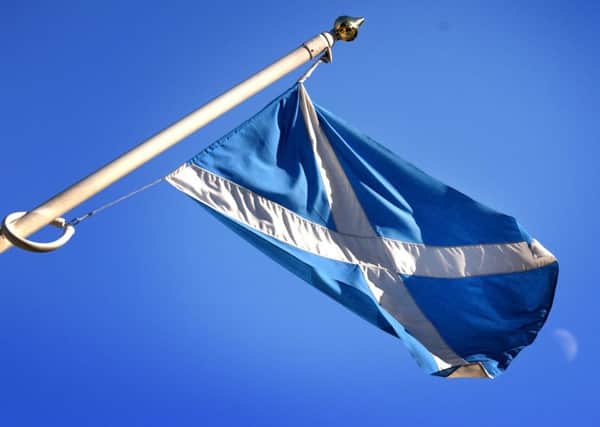 THE SALTIRE SCOTTISH FLAG.
PIC PHIL WILKINSON / SCOTLAND ON SUNDAY
TSPL STAFF.