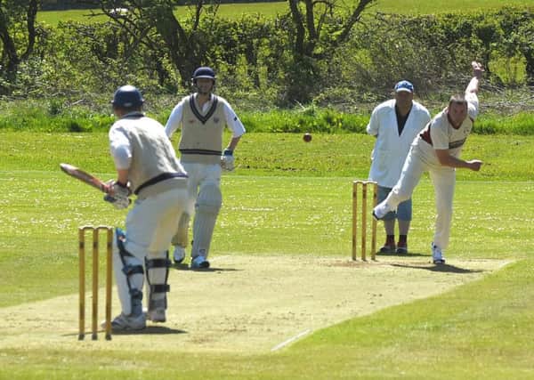 Gala in action duirng a previous season against Heriots CC (Stuart Cobley)