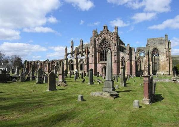 The shop at Melrose Abbey was broken into