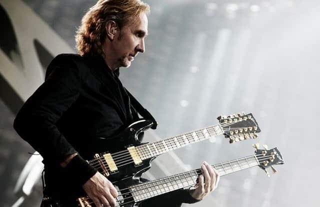 Mike Rutherford, formerly of Genesis.