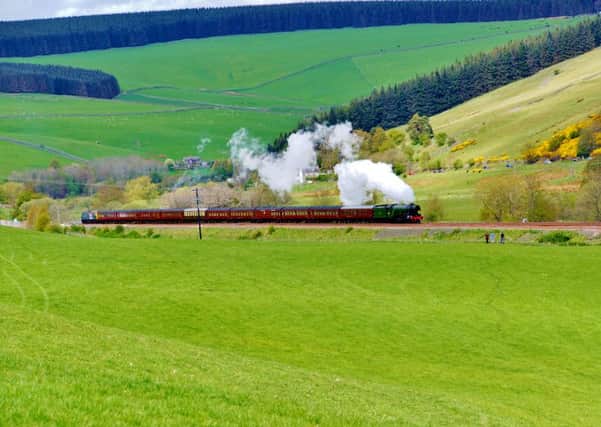 The Flying Scotsman comes to the Borders... eventually.