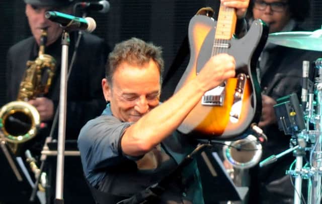 Bruce Springsteen live at Sunderland's Stadium of Light in 2012.