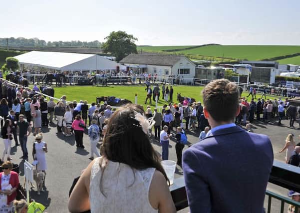 Looking over the paddock at Kelso on Ladies' Day. Picture: Stuart Cobley