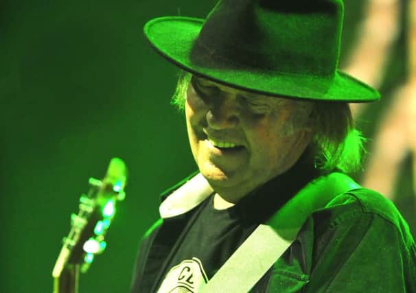 Neil Young at the SECC in 2013.