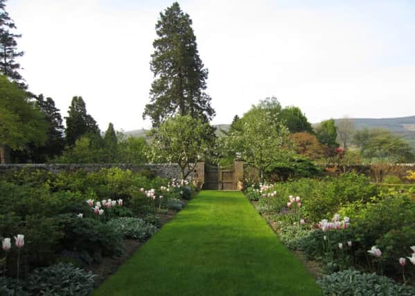 The garden of Laidlawstiel House, near Clovenfords.