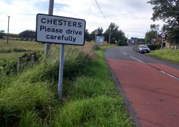 The village of Chesters, south of Bonchester Bridge.