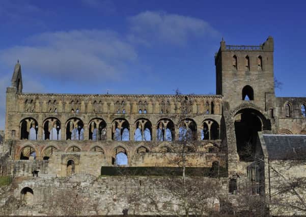 Jedburgh Abbey in the Scottish Borders. Fouinded in 1138.