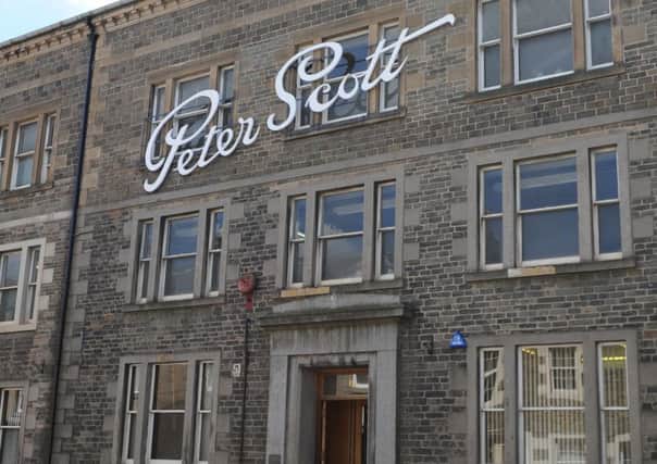 Hawick's Peter Scott knitwear factory.