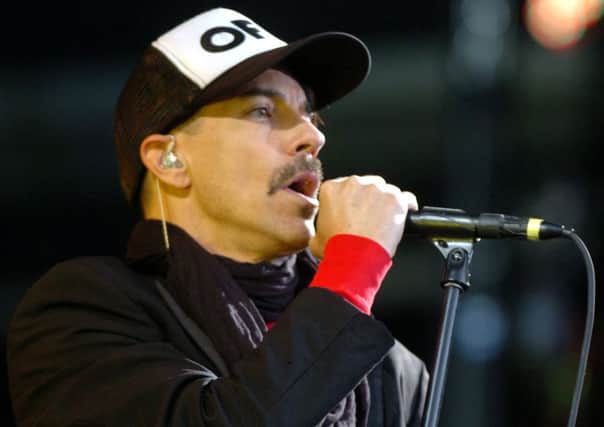 Red Hot Chili Peppers frontman Anthony Kiedis performing in Sunderland in 2012.