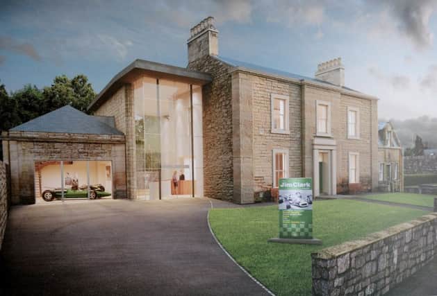 Artists impression of the proposed expansion to the Jim Clark Mueseum