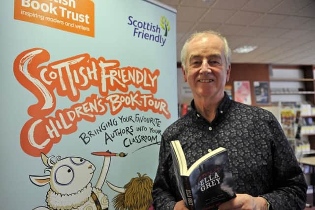 Teen author David Almond at Galashiels Academy in the Scottish Borders