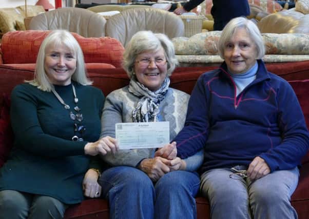 Home Basics volunteers and staff were pleased to receive a cheque for Â£200 from Asda Galashiels.